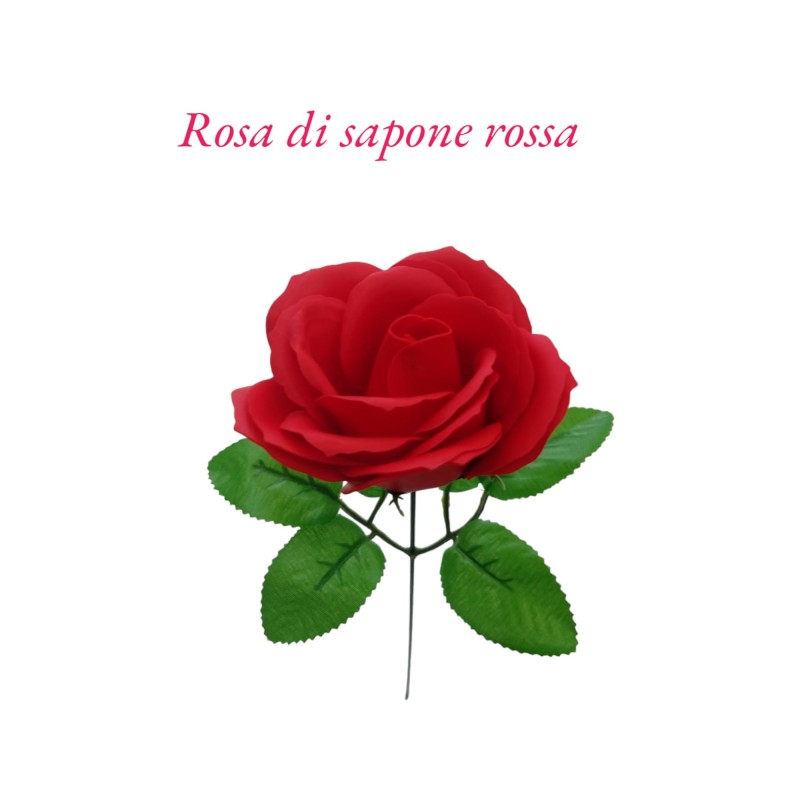 ROSA DI SAPONE ROSSA GRANDE AWREGALI